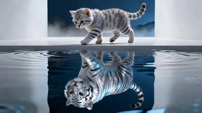 水映猫虎