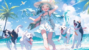 海滨女孩