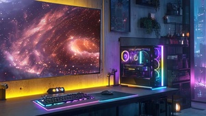 科幻房间带鱼屏