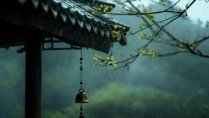 雨中治愈钟声
