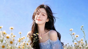 微笑甜美系女孩
