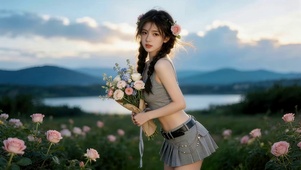 采花的姑娘
