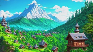 苗家山寨美景