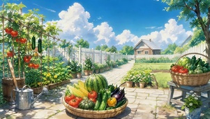 夏日小菜园