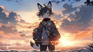 黄昏前的兽兽