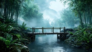 林中夏雨