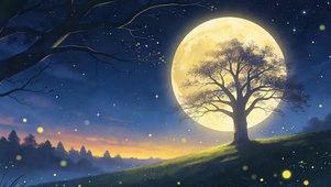 护眼星空夜景