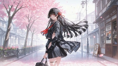 春日樱花道-千咲