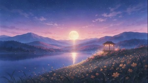 梦幻夕阳