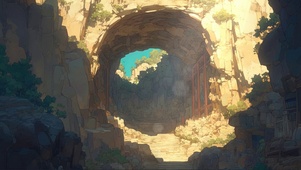 阳光岩石洞窟