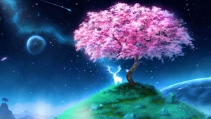 星空神鹿桃花