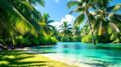 清新清凉海水海边