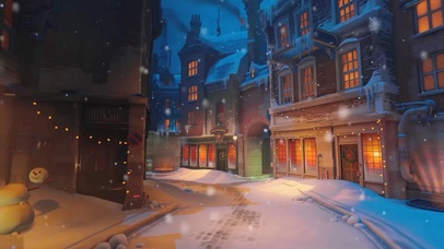 下雪的街道（治愈美景）