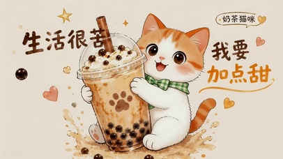 生活很苦就加点甜