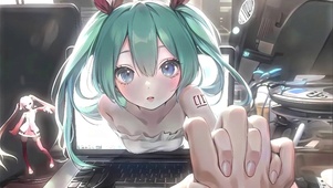 初音未来4k唯美高清纯欲美少女