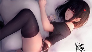 睡梦中的女孩