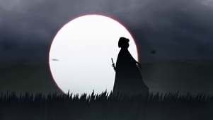 紫霞月影