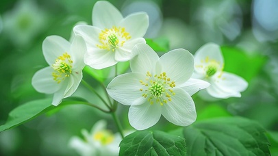 治愈清新小白花