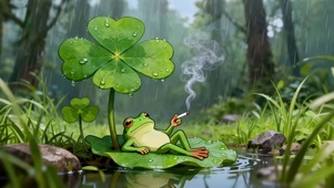 甚是悠闲自在