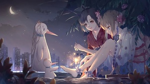 月光夜晚