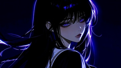 紫眸夜色