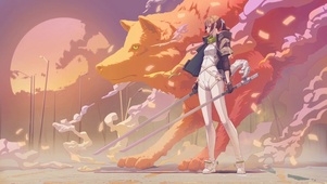 双剑御狐狐少女