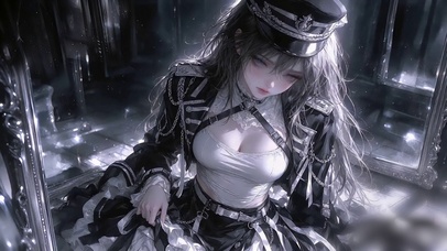 暗黑系制服少女