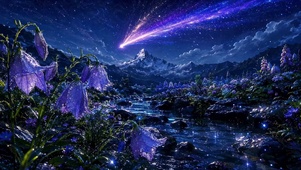 星夜流光花谷