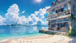 4k海边小楼