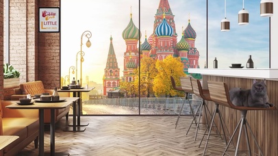 莫斯科城市咖啡厅