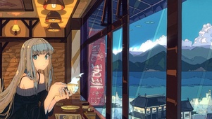 喝咖啡