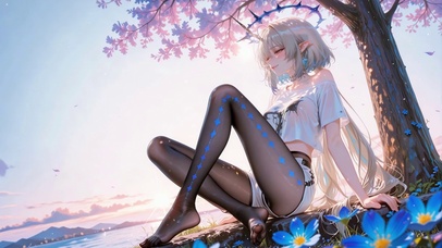 落日海边精灵卡提西娅