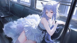 地铁狐娘