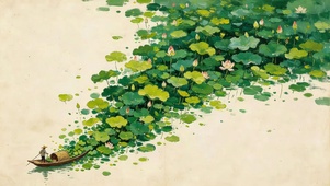 治愈鲜花池塘
