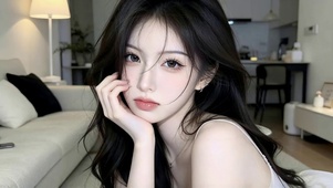 甜甜的女孩