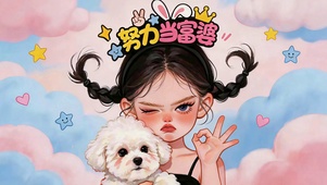努力当个小富婆
