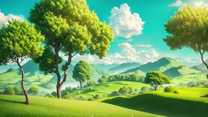 广阔天地蓝天白云