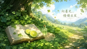 林间旧书三叶草