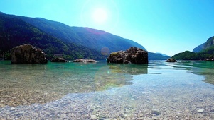 4K治愈清澈湖水