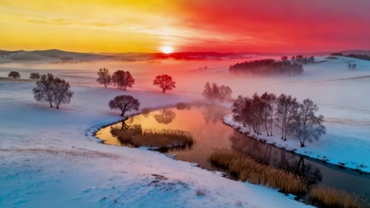 唯美的晚霞风景