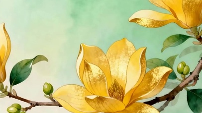 护眼树枝带鱼屏