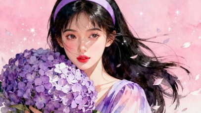 长发女孩