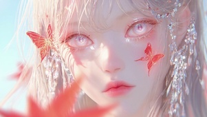 蝴蝶少女高清4k