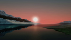 Windows11夕阳