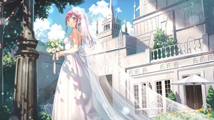 教堂新娘婚纱