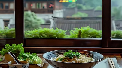 窗外绿景带鱼屏