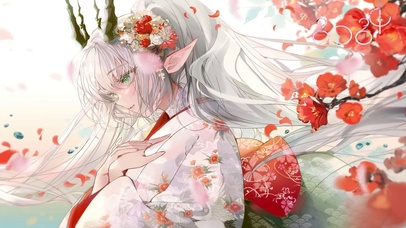 樱花下的魔族姑娘