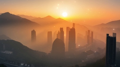 唯美夕阳