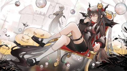 胡桃万圣-画师：白羽奕