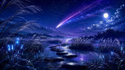 月夜流星秘境